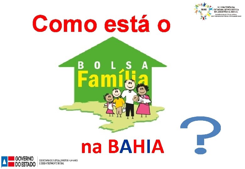 Como está o na BAHIA 