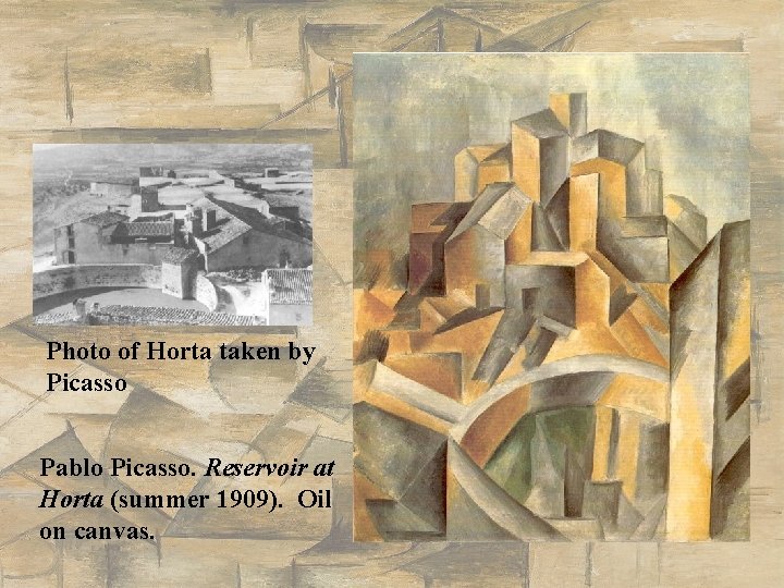 Photo of Horta taken by Picasso Pablo Picasso. Reservoir at Horta (summer 1909). Oil