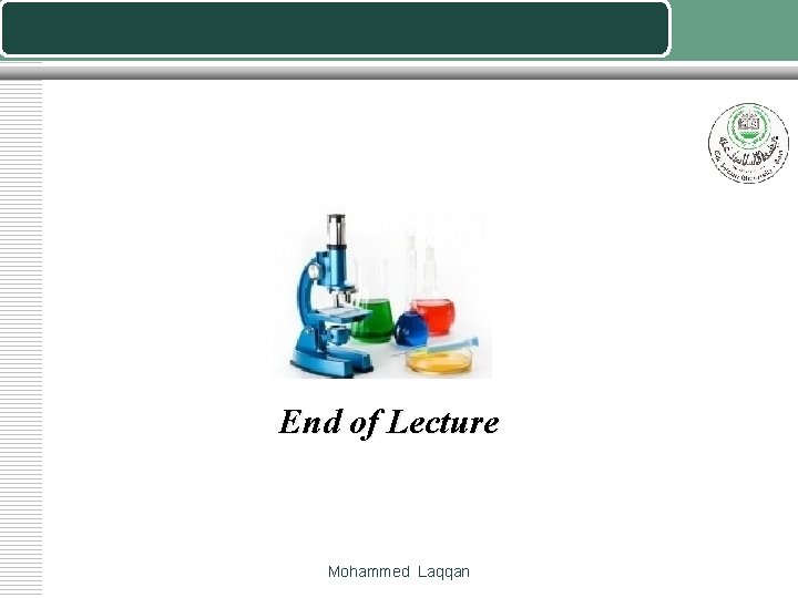 End of Lecture Mohammed Laqqan 