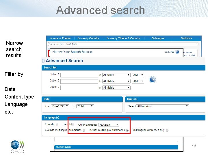 Advanced search Narrow search results Filter by Date Content type Language etc. 16 