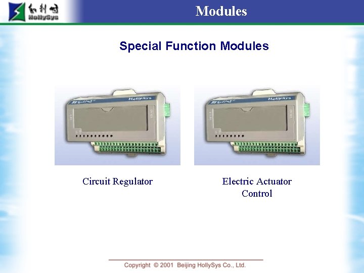 Modules Special Function Modules Circuit Regulator Electric Actuator Control 