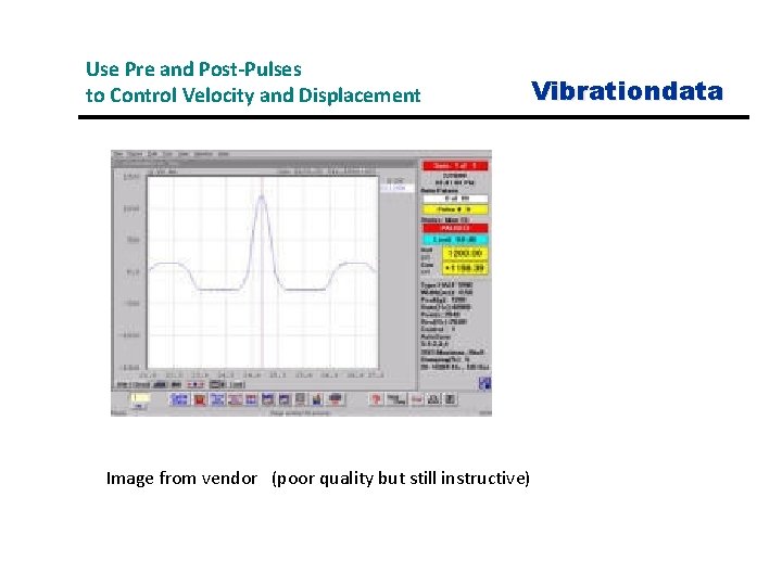 Use Pre and Post-Pulses to Control Velocity and Displacement Vibrationdata Image from vendor (poor