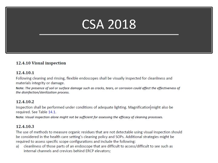 CSA 2018 