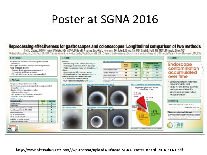Poster at SGNA 2016 http: //www. ofsteadinsights. com//wp-content/uploads/Ofstead_SGNA_Poster_Board_2016_SENT. pdf 