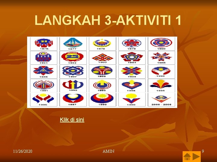 LANGKAH 3 -AKTIVITI 1 Klik di sini 11/26/2020 AMIN 9 