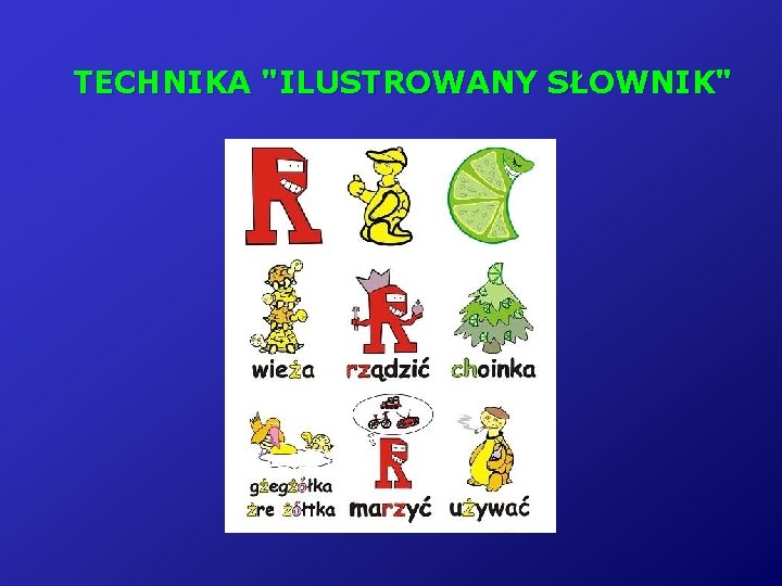 TECHNIKA "ILUSTROWANY SŁOWNIK" 