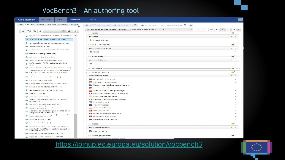 Voc. Bench 3 – An authoring tool n Voc. Bench • Open-source web-based platform