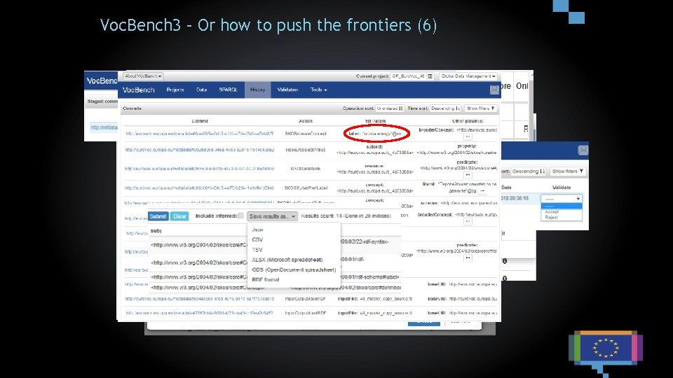 Voc. Bench 3 – Or how to push the frontiers (6) 