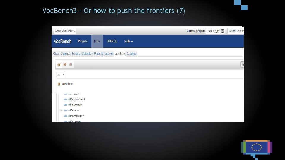 Voc. Bench 3 – Or how to push the frontiers (7) 