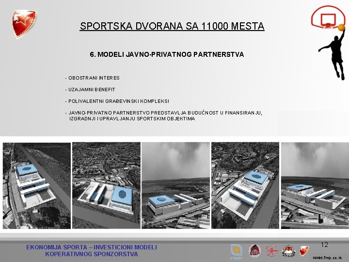 SPORTSKA DVORANA SA 11000 MESTA 6. MODELI JAVNO-PRIVATNOG PARTNERSTVA - OBOSTRANI INTERES - UZAJAMNI