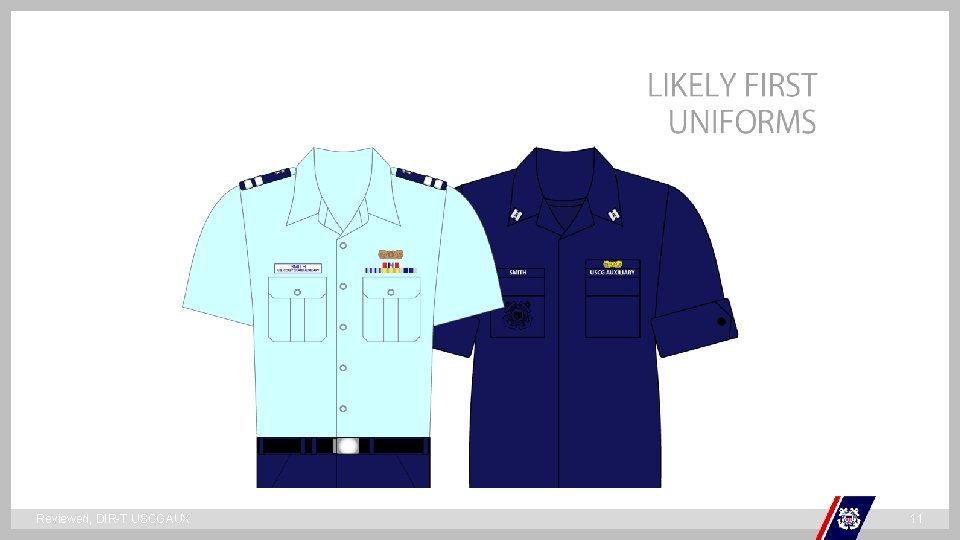 ` Reviewed, DIR-T USCGAUX 11 ` Reviewed, DIR-T USCGAUX 11