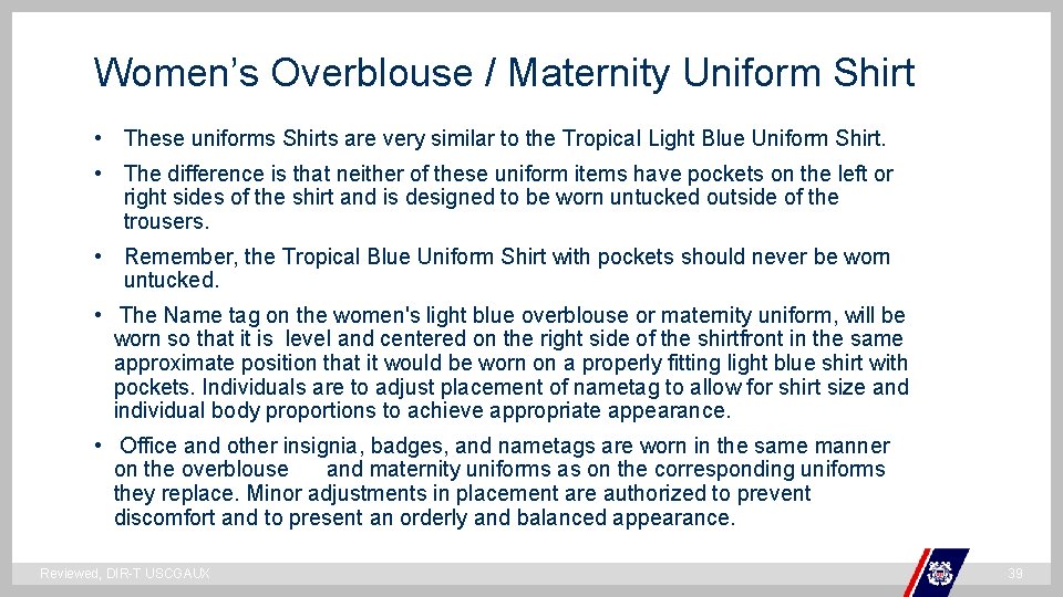 Women’s Overblouse / Maternity Uniform Shirt • These uniforms Shirts are very similar to Women’s Overblouse / Maternity Uniform Shirt • These uniforms Shirts are very similar to
