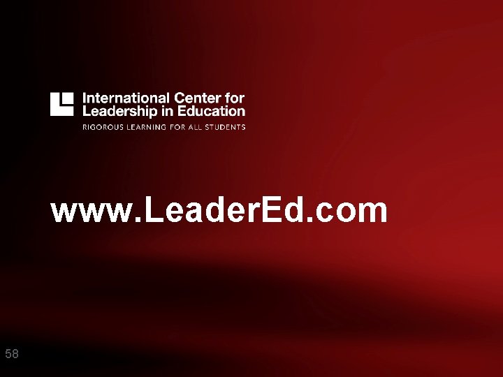 www. Leader. Ed. com 58 www. Leader. Ed. com 58