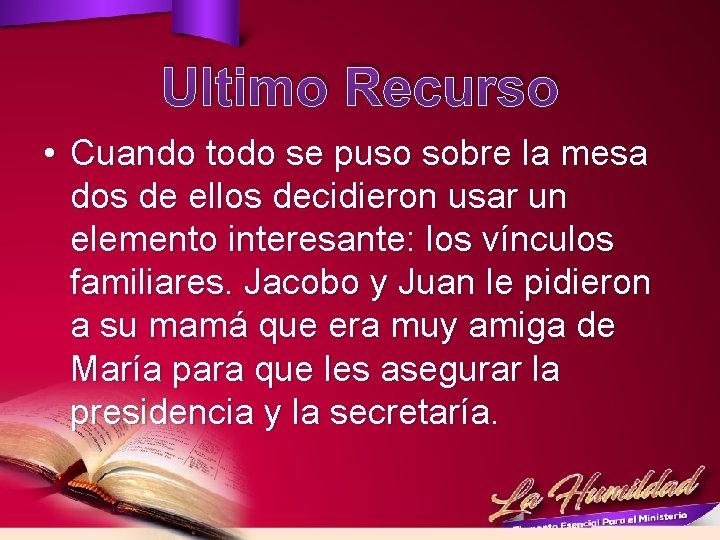 Ultimo Recurso • Cuando todo se puso sobre la mesa dos de ellos decidieron