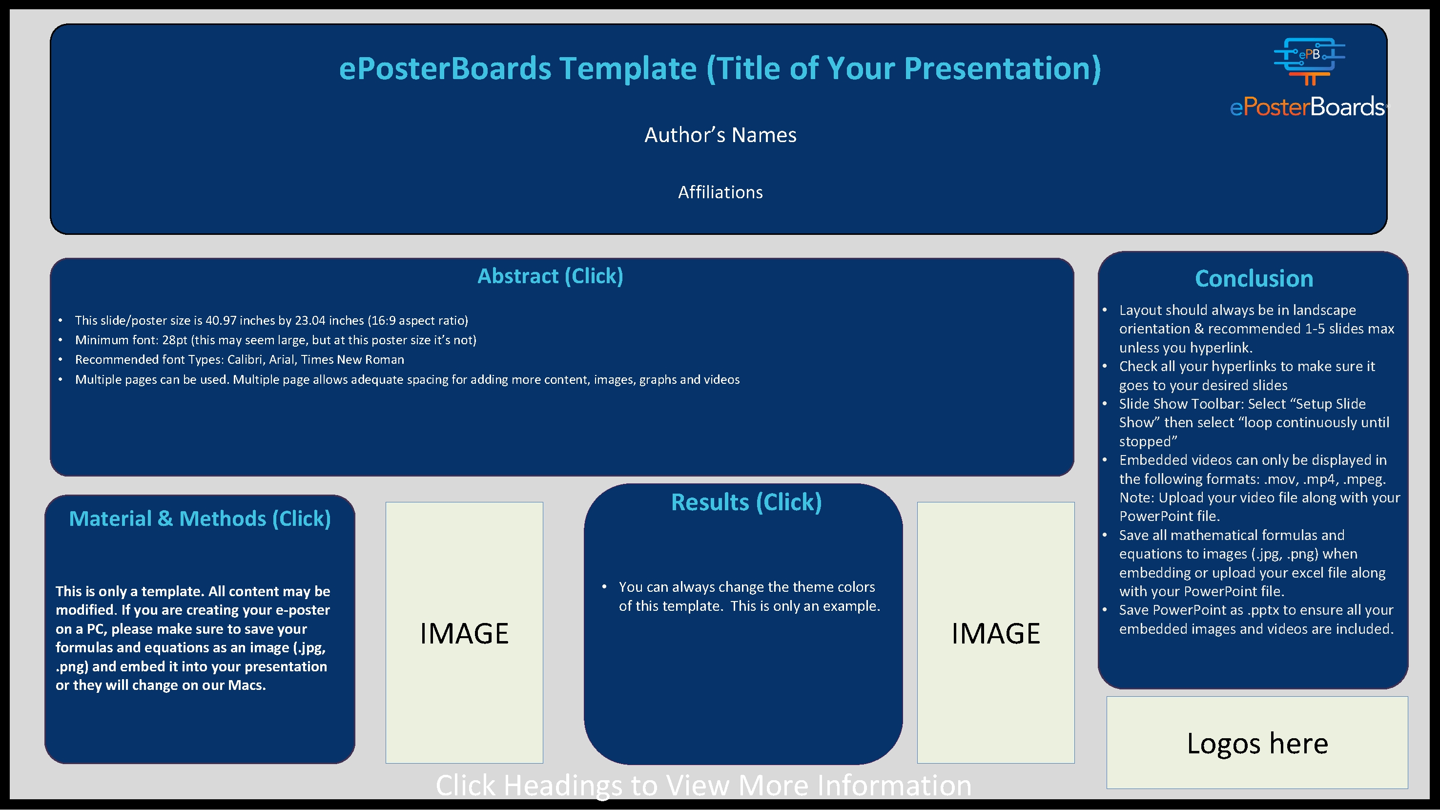 TECH WEBINAR 1 What is an e Poster