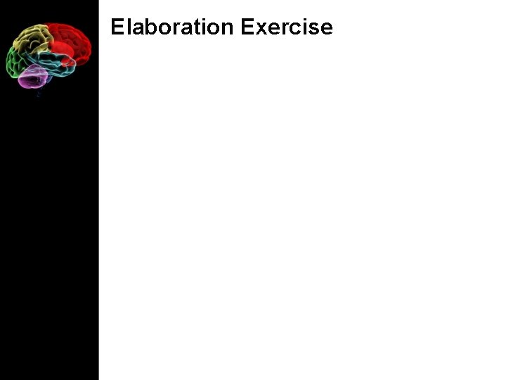 Elaboration Exercise 