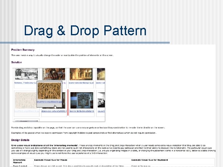 Drag & Drop Pattern 
