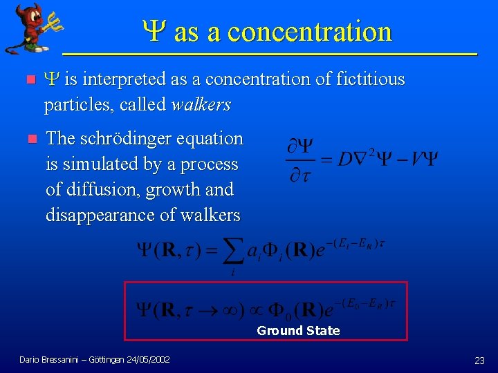 Y as a concentration n Y is interpreted as a concentration of fictitious particles,