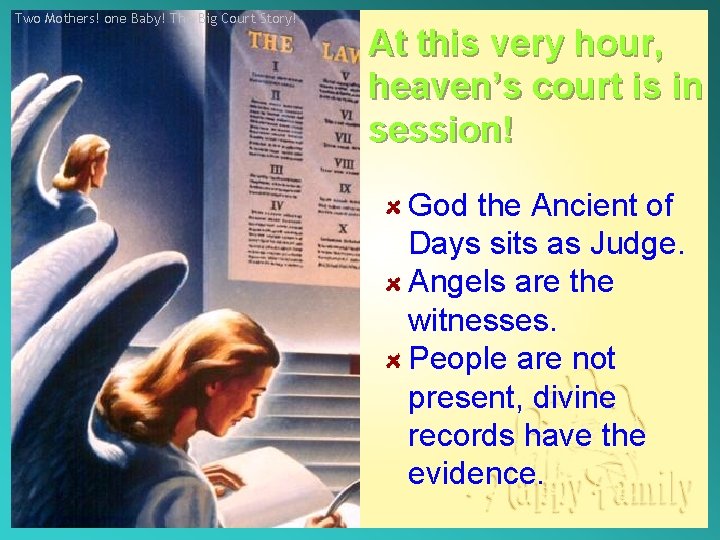 Two Mothers! one Baby! The Big Court Story! At this very hour, heaven’s court