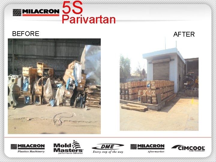 5 S Parivartan BEFORE AFTER 