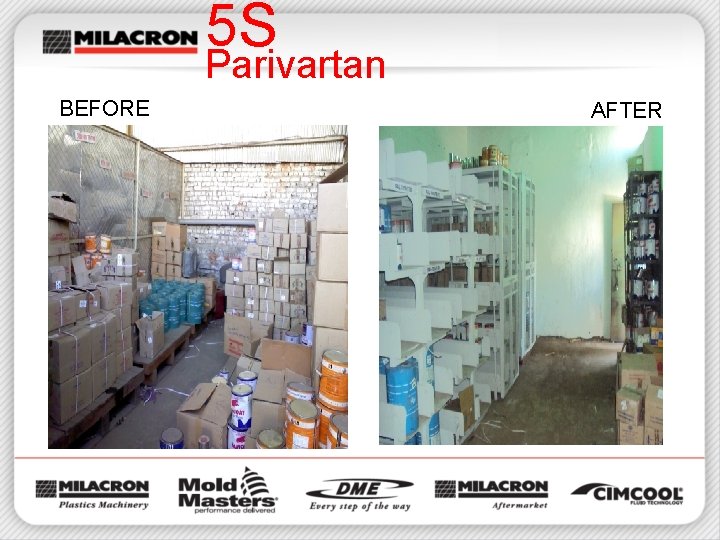 5 S Parivartan BEFORE AFTER 