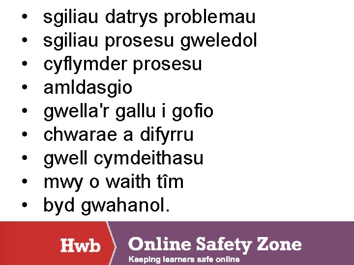 • • • sgiliau datrys problemau sgiliau prosesu gweledol cyflymder prosesu Beth yw