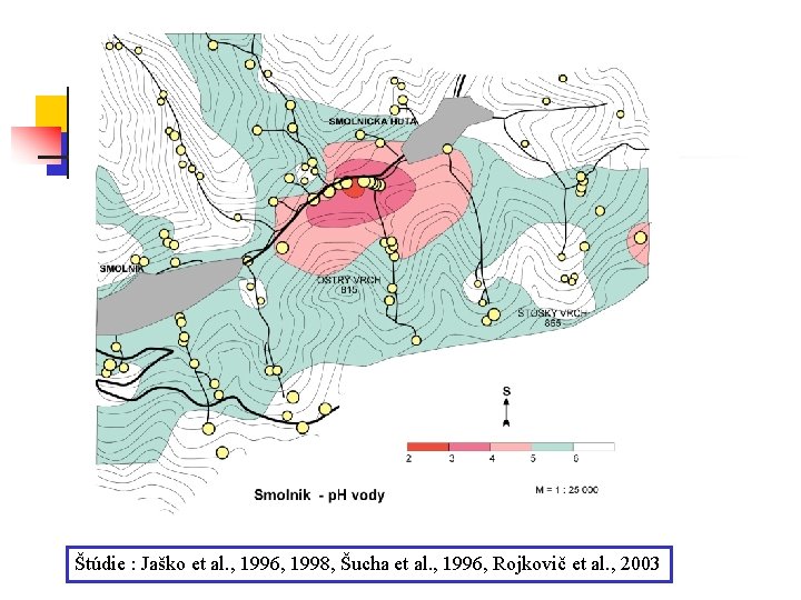 Štúdie : Jaško et al. , 1996, 1998, Šucha et al. , 1996, Rojkovič