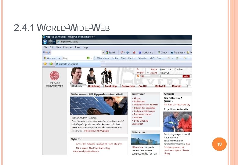 2. 4. 1 WORLD-WIDE-WEB 13 