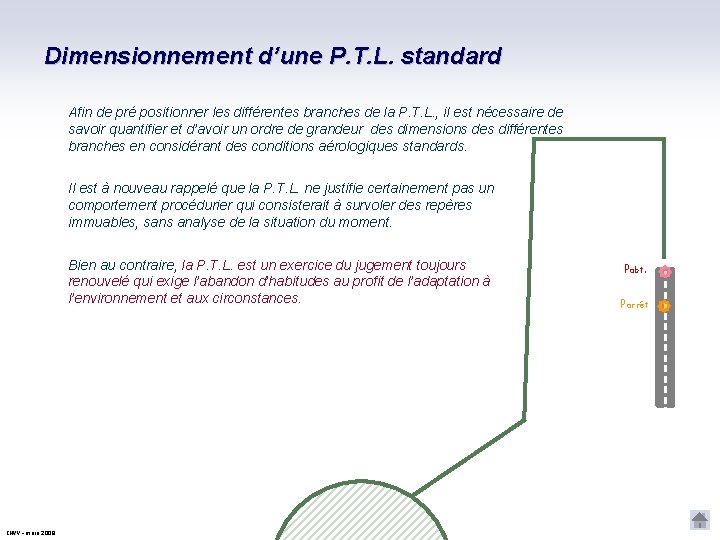Dimensionnement d’une P. T. L. standard Afin de pré positionner les différentes branches de