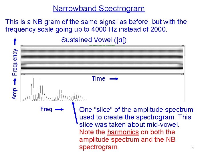 Narrowband Spectrogram This is a NB gram of the same signal as before, but