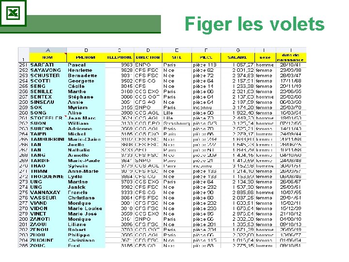 Figer les volets 