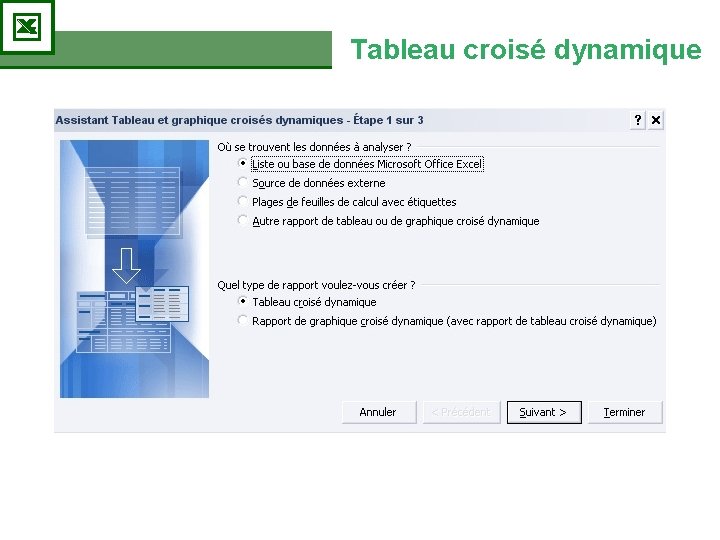 Tableau croisé dynamique 