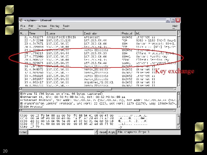 Key exchange 20 