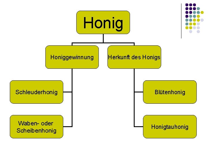 Honiggewinnung Herkunft des Honigs Schleuderhonig Blütenhonig Waben- oder Scheibenhonig Honigtauhonig 