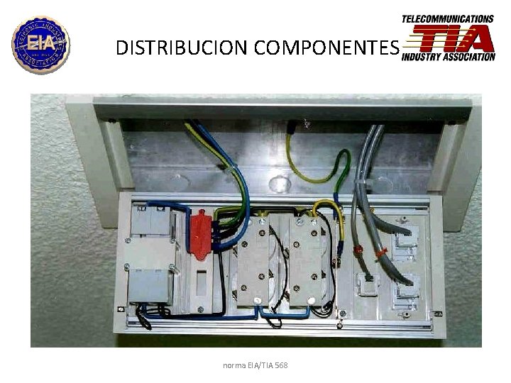 DISTRIBUCION COMPONENTES norma EIA/TIA 568 