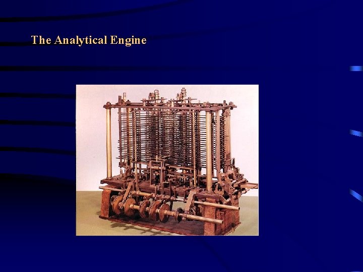 The Analytical Engine 