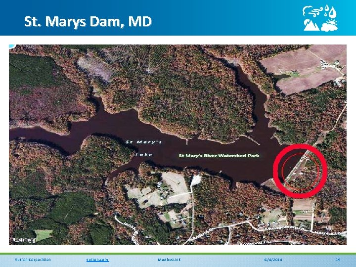 St. Marys Dam, MD Sutron Corporation sutron. com Modbus. Link 6/4/2014 19 