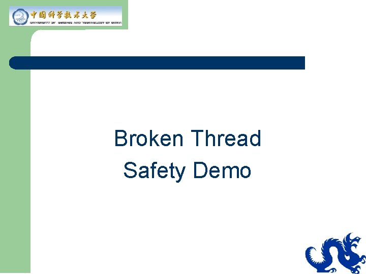 Broken Thread Safety Demo 
