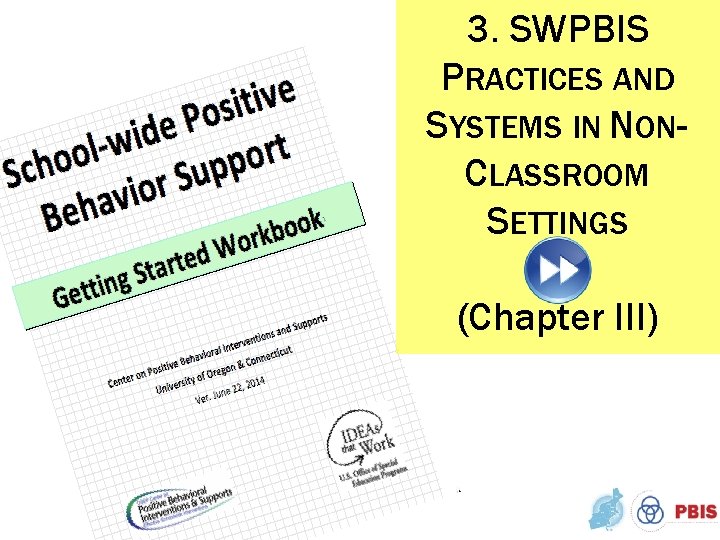 3. SWPBIS PRACTICES AND SYSTEMS IN NONCLASSROOM SETTINGS (Chapter III) 