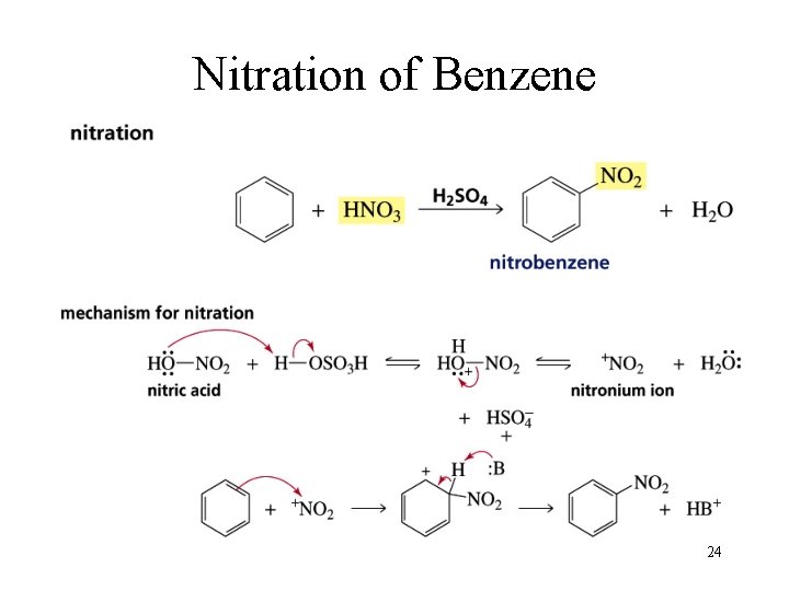 Nitration of Benzene 24 