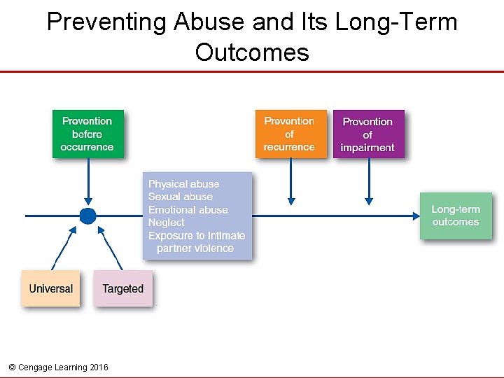 Preventing Abuse and Its Long-Term Outcomes © Cengage Learning 2016 