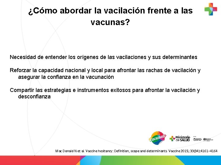 ¿Cómo abordar la vacilación frente a las vacunas? Necesidad de entender los orígenes de