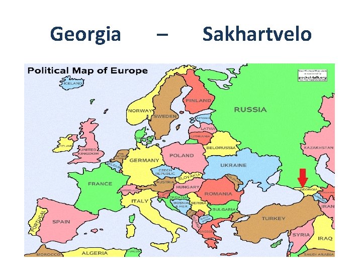 Georgia – Sakhartvelo 
