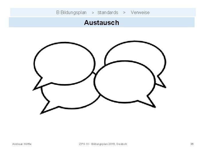 B Bildungsplan > Standards > Verweise Austausch Andreas Höffle ZPG IV - Bildungsplan 2016,