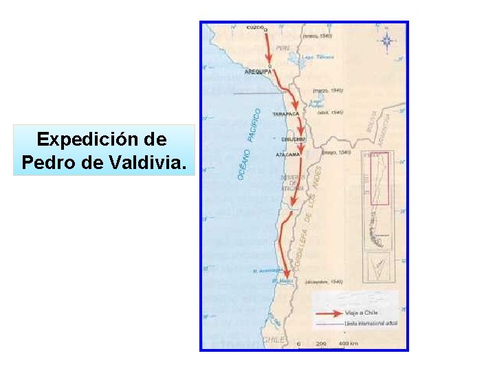 Expedición de Pedro de Valdivia. 