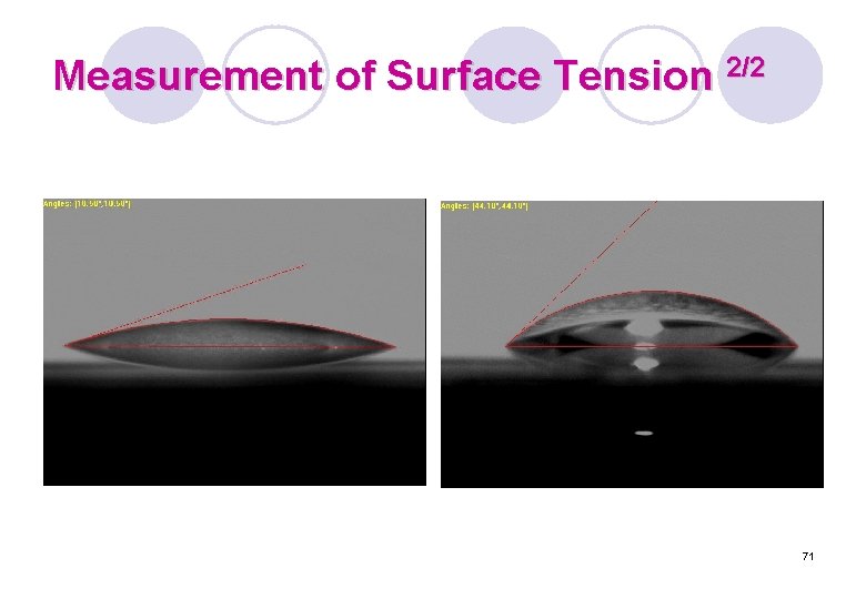 Measurement of Surface Tension 2/2 71 