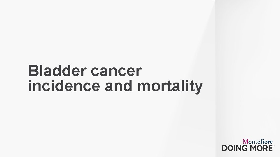 Bladder cancer incidence and mortality 51 