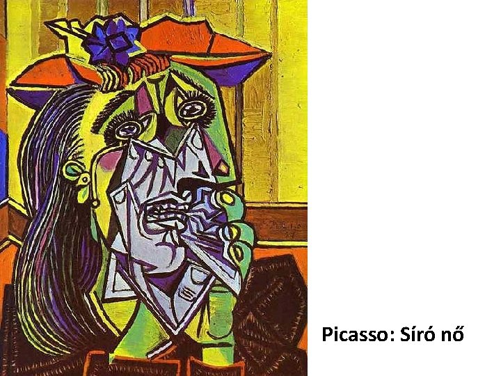 Picasso: Síró nő 
