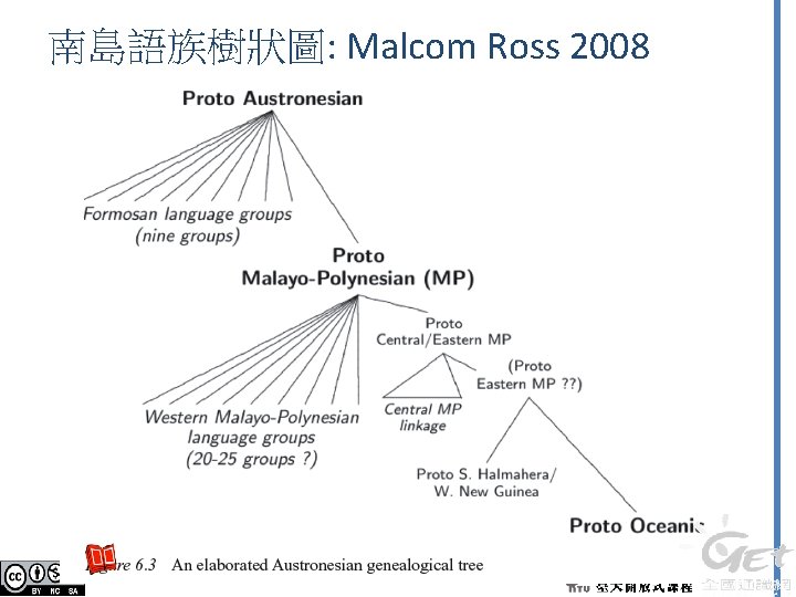 南島語族樹狀圖: Malcom Ross 2008 