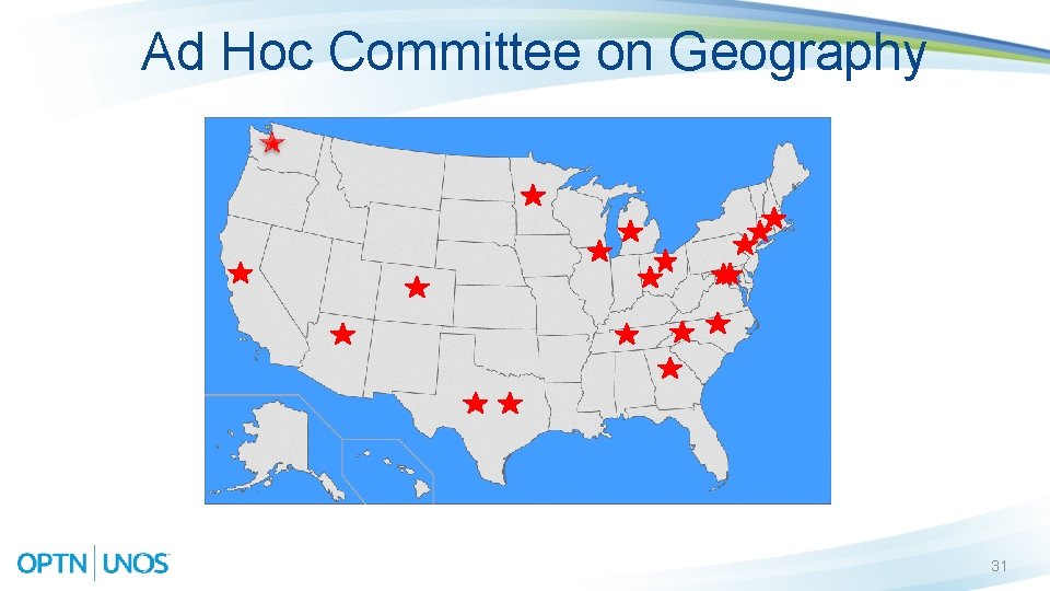 Ad Hoc Committee on Geography 31 